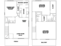 Bridgewater 3bed 3 bath balcony floor plan